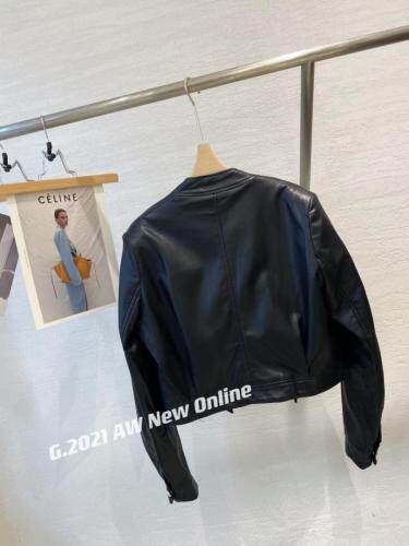 现货进口皮质小皮衣外套均码2色，女装皮衣，G