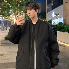 港风弯刀棉衣男7803棒球领二开加厚棉袄DSA157B-M8868-特P75，男装棉衣，电商A157B