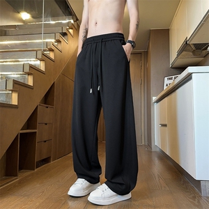 2026 春季新款 内景廓形织带弯刀冰丝裤M-5XL HK25673-特P35图片