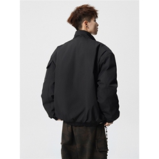 W85129特P90控158工装立体口袋宽肩立领加厚棉衣棉服男，男装棉衣，电商B205