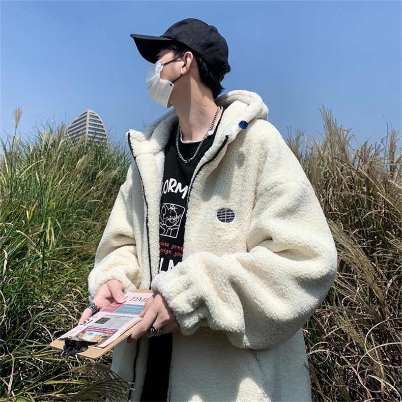 羊羔毛棉服男袄冬潮牌情侣2022外套WY031-P55,男装棉衣,星座308B-1