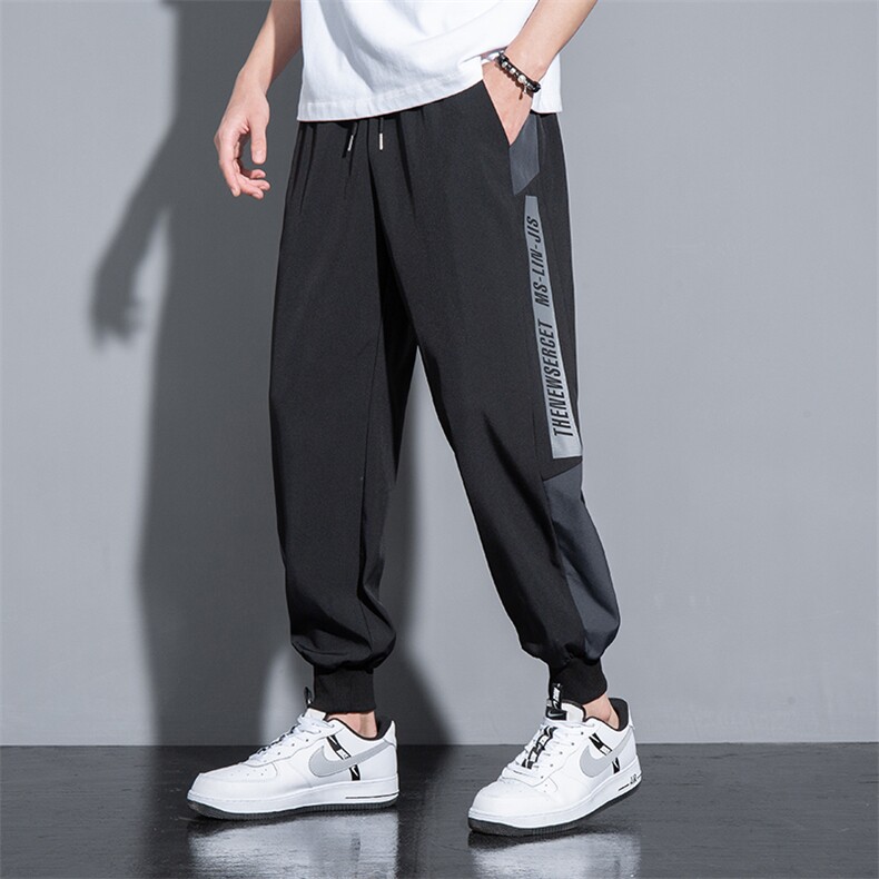 男春夏薄款冰丝休闲裤M-4XLP455XL-10XLP50,男装休闲裤,星座1516-1