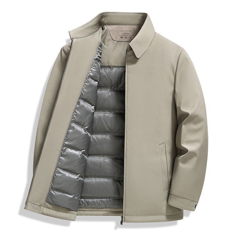 冬季加厚保暖羽绒服立领男士羽绒衣潮流休闲大码A266-YR2521-P165，男装羽绒服，电商A266