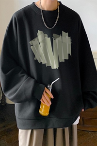wassup happy华夫格卫衣套装男春秋季潮牌重磅运动两件套一套搭配图片