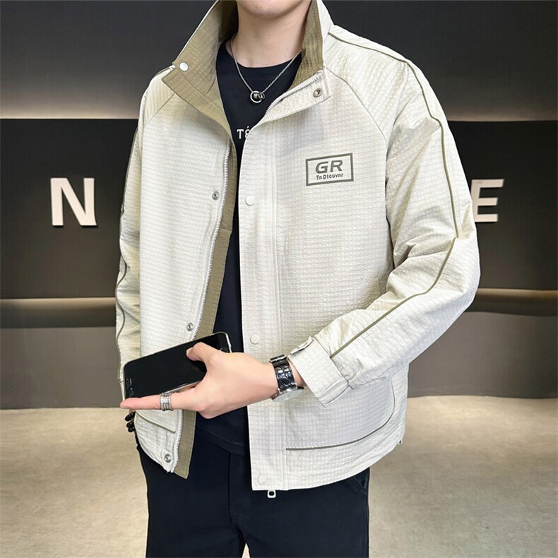 店主风2025秋季款夹克外套男士立领品质秋款C317-J6612-P115,男装夹克,电商C317