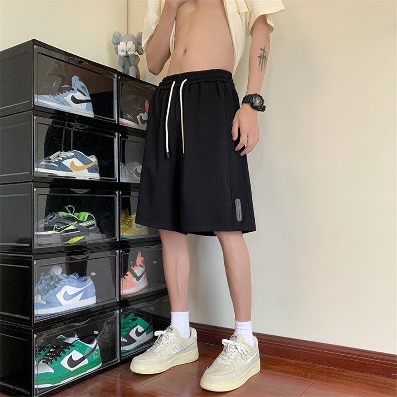男士短裤男直筒休闲夏季五分裤潮宽松休闲裤个性A266-TYKZ713-P25图片