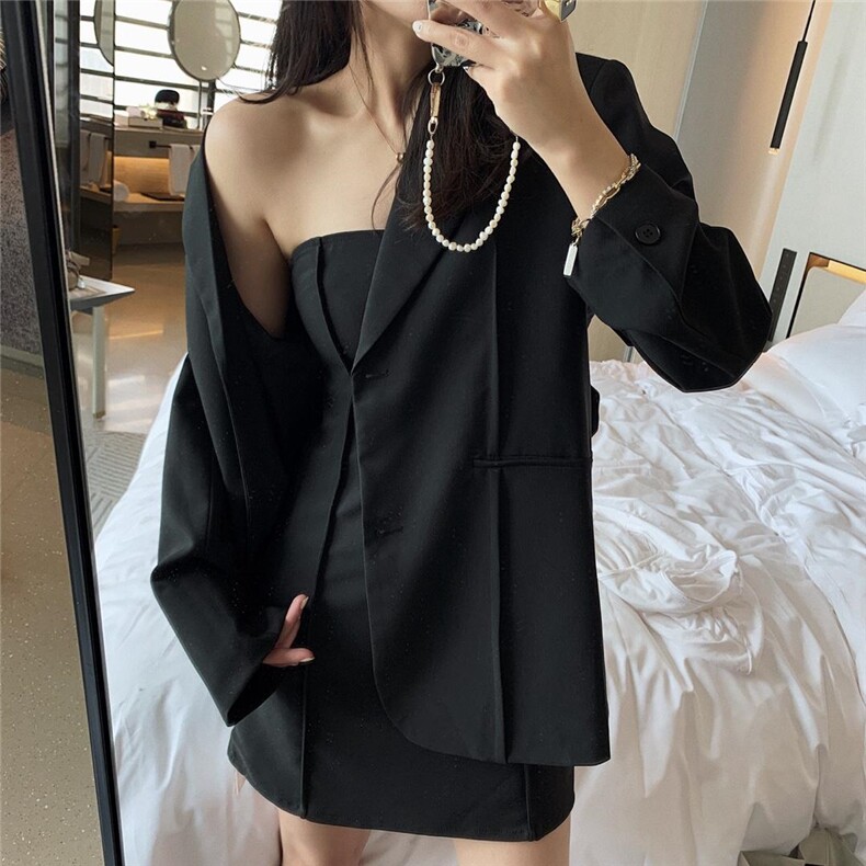 吊带抹胸裙，女装背心吊带，XTZ style