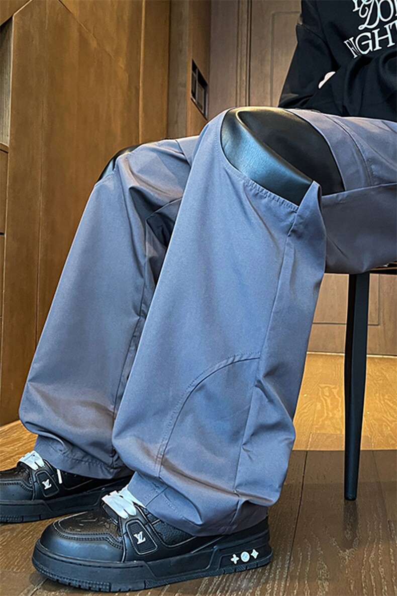 8XL-M拼接PU皮冲锋裤男特大码防风防水登山工装裤KZ016P53加绒63,男装工装外套,电商B312