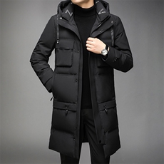 冬季羽绒服男脱卸领保暖上衣中年男休闲白鸭绒外套GSNA21301-P360，男装羽绒服，电商B212（原钱塘6029）