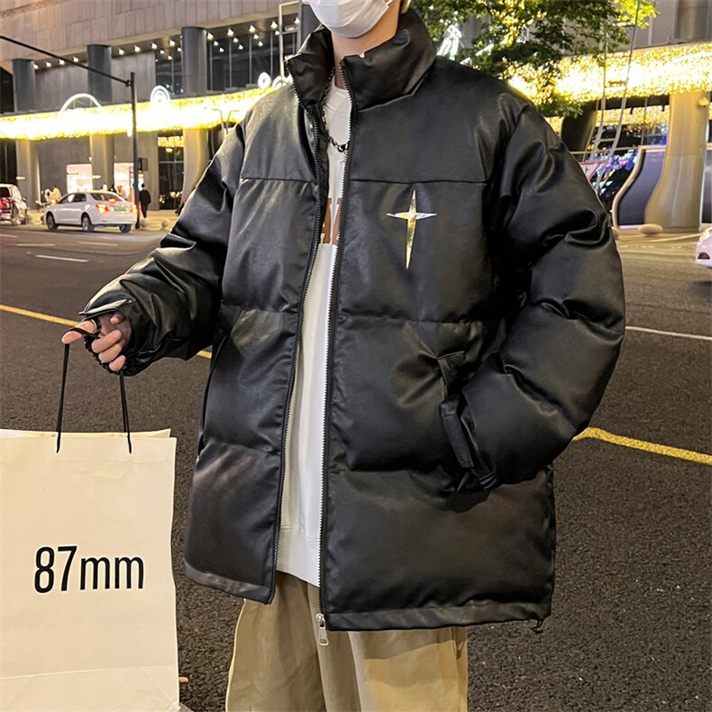 MY1013-P108控148夜景主推反光七彩羽绒服外套,男装棉衣,电商B359