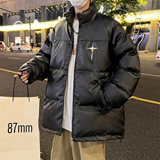 MY1013-P108控148夜景主推反光七彩羽绒服外套，男装棉衣，电商B359