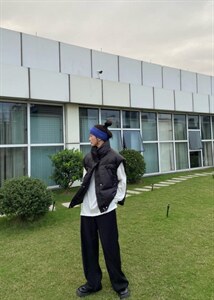 冬款羽绒马甲图片