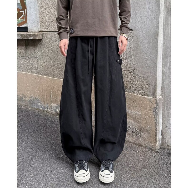ins流行潮流时尚气质日系文艺休闲裤原宿简约慵懒新款百搭，男装休闲裤，星座506A