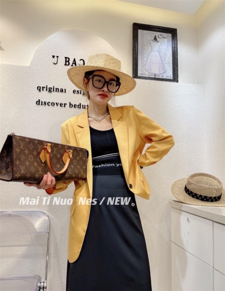 中袖西装，女装西装，麦缇诺