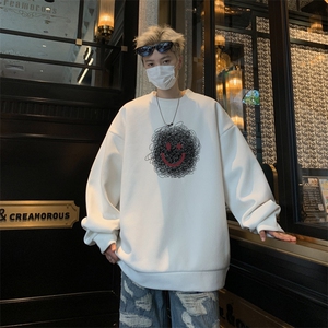 华夫格！华夫格上衣男圆领华夫格卫衣男大码长袖t恤男HY213-特P23,男装T恤,电商B367