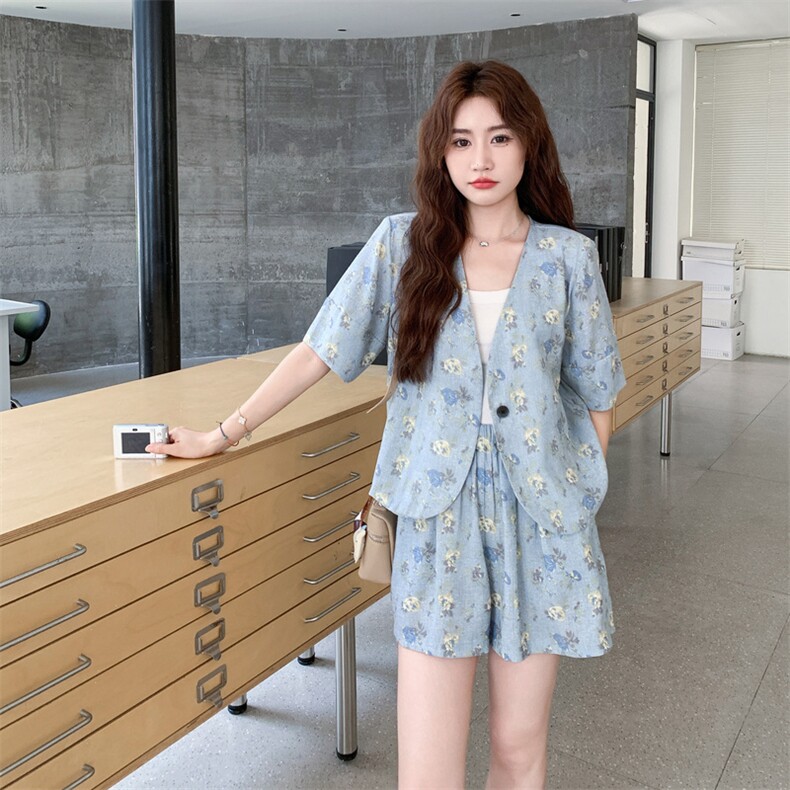 现货印花套装2C117-1784P150K218,女装套装/套裙,2C117