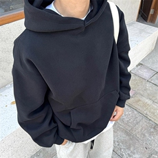 抖音得物二开26春装美式高街短款廓形连帽卫衣男女外套LM01，女装短外套，电商A486