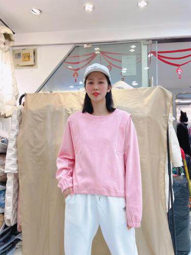 现货春装新款卫衣，女装卫衣/绒衫，火红