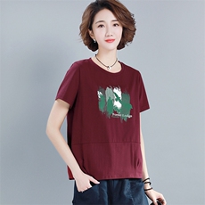 短款T恤个性短袖2021年夏季时尚潮流舒适简约，女装T恤，丽影随形