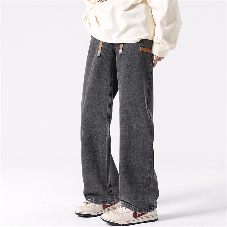8XL-M特大码牛仔裤男宽松直筒裤子加肥加大码K908P50控68,男装牛仔裤,电商D206-1