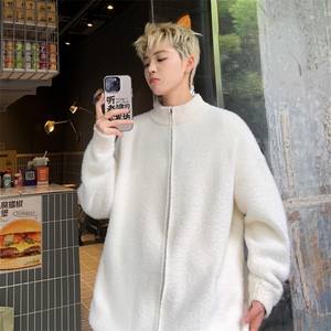 量大优  供视频  港风开衫毛衣针织衫男 XH14-特p55图片