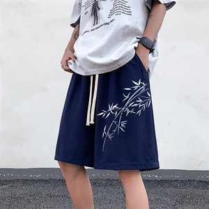 冰丝短裤男士大码宽松休闲五分裤男运动中裤 MK37393-P15图片