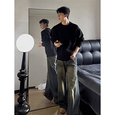 1506A/G50200/P53慵懒高级感针织衫内搭打底衫1，男装T恤，星座1506A