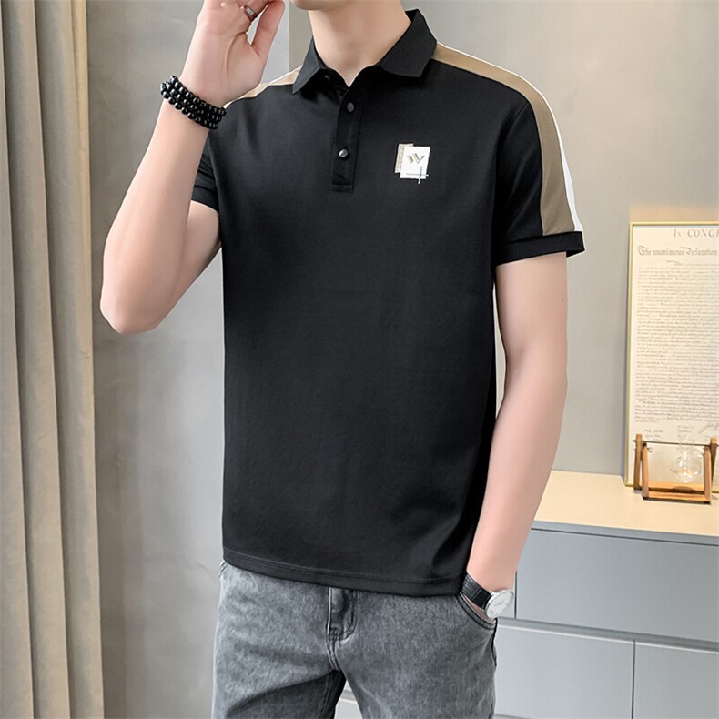 夏季短袖男刺绣POLO衫T恤时尚休闲半袖上衣YD3301-P38图片