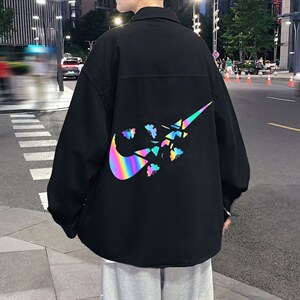 春季长袖衬衫男宽松港风衬衣男外套男CSCS270-P40图片