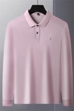 男装T恤DAL5505十三色2026秋季新款丝光纯棉长袖T恤，男装T恤，钱塘207-1