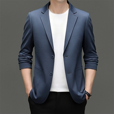 男装西服AE820含羊绒莫代尔锦氨西装无痕丝滑做工精致商务西服，男装西服套装，钱塘207-1