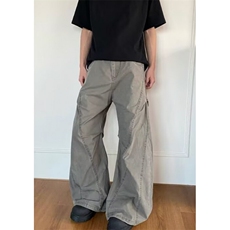 设计感阔腿工装牛仔裤男女宽松直筒做旧休闲垂感裤子N8111，男装牛仔裤，星座1116A（原606A-3）