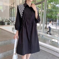 夏季披肩连衣裙，女装连衣裙，吉之红