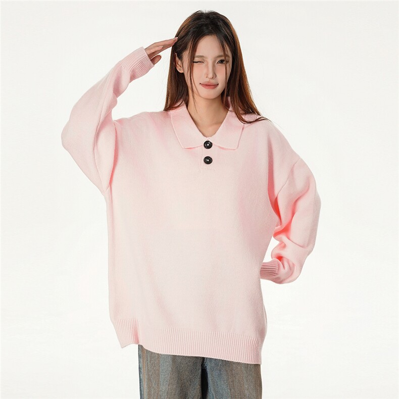 特批新款女模绵羊绒翻领高品质休闲毛衣针织衫A268-M501特批48,男装针织衫/毛衣,电商A268