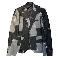 秋冬社会小伙牛仔夹克西装单西修身西服A236-XZ-210-P145控188，男装夹克，电商A236