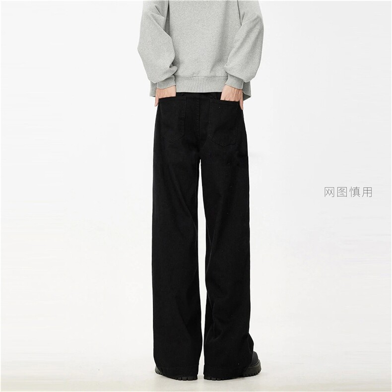 网图大加厚直筒宽松全棉水洗美拉德牛仔裤休闲裤K10231-特P35,男装牛仔裤,电商A099