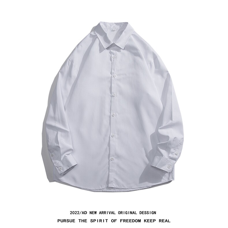 光板得物\唯品\抖音二开桃皮绒纯色长袖衬衫S20P30,男装衬衫,电商A247B
