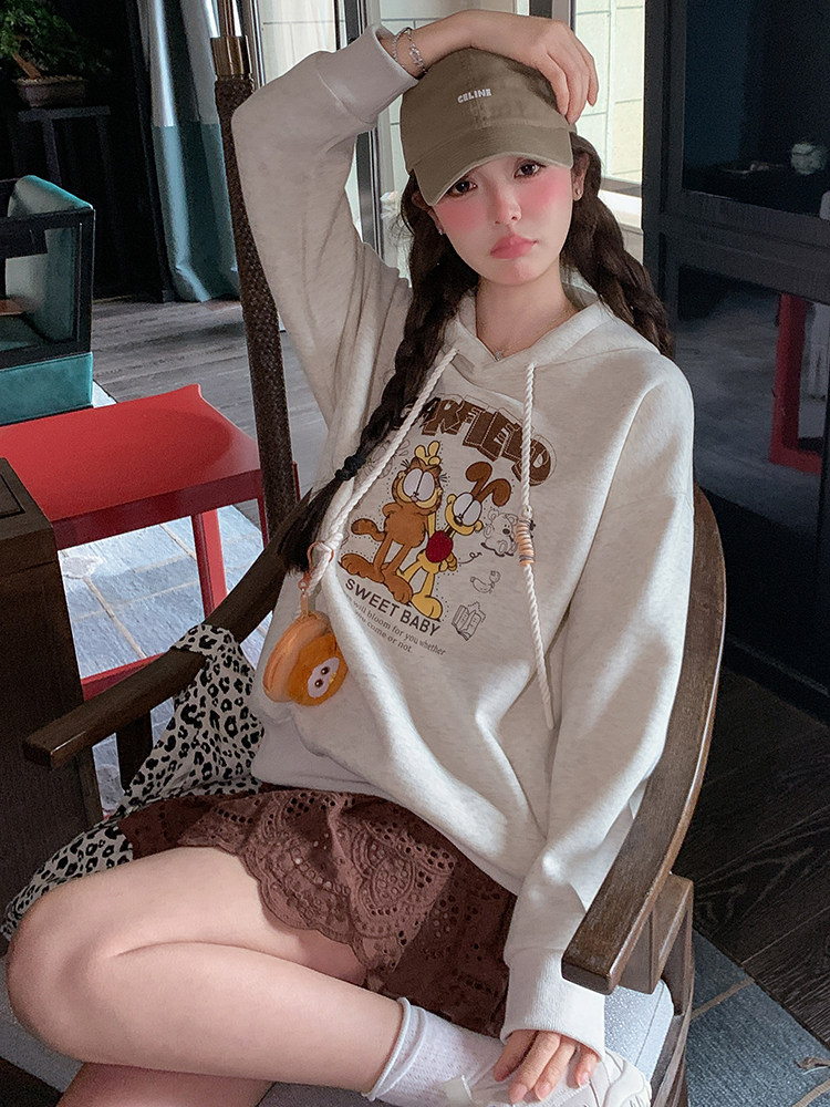 大货刺绣连帽休闲卫衣2C309-2510-p125-k178,女装卫衣/绒衫,2C309