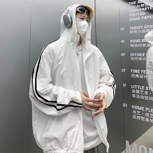 夏季连帽防晒衣男轻薄透气户外防紫外线钓鱼防晒服 J66 P55图片