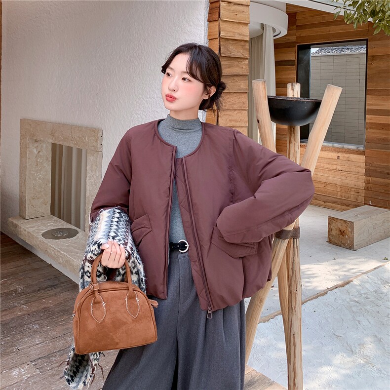 2025新款90白鸭绒圆领派克休闲服-1D066-99856#-P305-K405,女装羽绒服,1D066-1