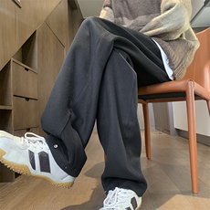 秋冬新款毛呢纽扣休闲卫裤M~5XLXZ604-KG69-P50控68，男装休闲裤，星座604