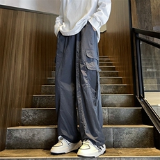 2023夏季薄款速干工装裤男款美式高街hiphop休闲长裤K7271-P42，男装休闲裤，星座512-3