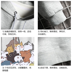 WY2162-P35加绒款-P40纯连帽卫衣男大码运动帽衫宽松薄网格，男装卫衣，电商A040A