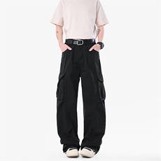 K37342-P80-X118-成分：100棉-270克-褪色水洗弯刀工装裤，男装工装外套，电商A310