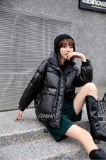 高端高品质的羽绒服，女装羽绒服，红火丹妮