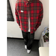 特P68无差价冬装新款百搭格子棉衣-HS2150G港风内景，男装棉衣，电商A003