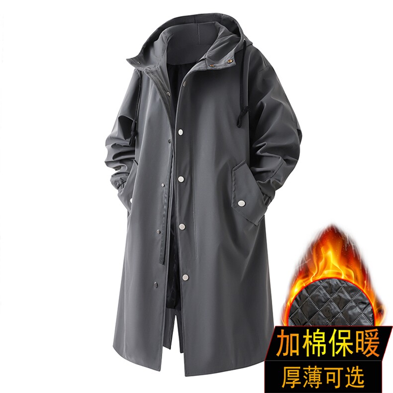 风衣男中长款大衣男加绒棉衣男F174薄P90加棉P100特价3D一,男装风衣,星座401