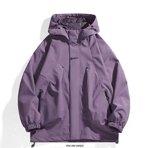 冲锋衣外套男秋季2025新款户外登山服潮牌休闲工装夹克W6621-P47,橘粉色吊带连衣裙搭配什么外套图片