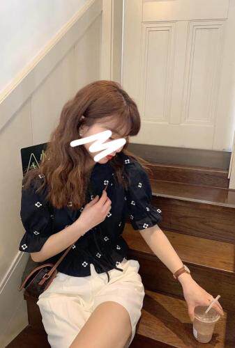 现货，新款刺绣上衣，女装，IC(4F)