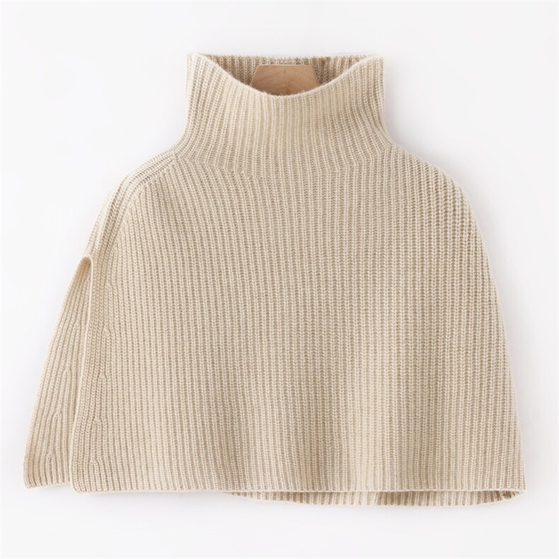 2025年秋季新款百搭女士高领披肩，披肩，绒上羊绒